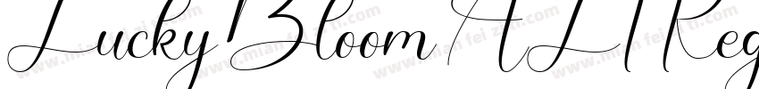 Lucky Bloom ALT Regu字体转换